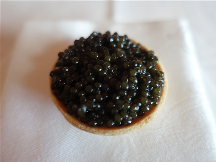 caviar tart